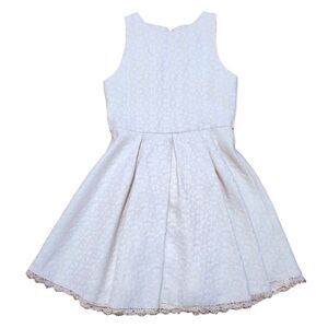 GB Girls Sleeveless Golden Twirl Dress SZ 12